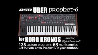 Sequential Prophet-6 for Korg Kronos Sample Pack