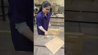 VIIT mechanical Workshop 🪚 #carpentry  making task at workshop for 1st year student #funnyshorts