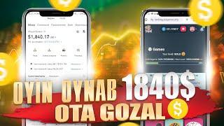 OYIN-OYNAB 1840$ ISHLADIK BU DAXSHAT!  INTERNETDA SARMOYASIZ PUL ISHLASH #toncoin