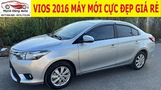 Quá Rẻ TOYOTA VIOS 2016 Máy Trắng Quốc Dân Cực Đẹp