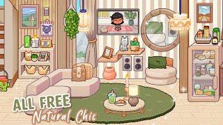 AVATAR WORLD AESTHETIC ALL FREE NATURAL CHIC house maker🪴|FREE HOUSE DESIGN IDEAS| PAZU GAME