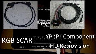 Retro Gaming: HD Retrovision component cables overview and SCART comparison