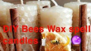 How to make your own SUPER POWERFUL spell candle #Beeswax