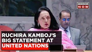 Exclusive: Big Statement By Indian Ambassador Ruchira Kamboj At UN | Latest World News