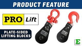 Pro Lift Plate-Sided Lifting Blocks | E-Rigging Products