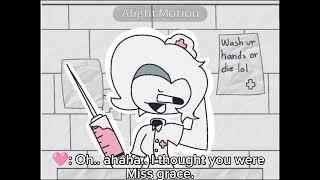 Nurse Joy animation ?!  | alight motion animation test (FPE oc) 