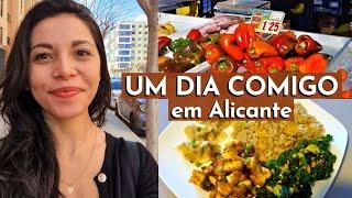 VIDA DE BRASILEIRA NA ESPANHA » Um dia comigo em Alicante Vlog