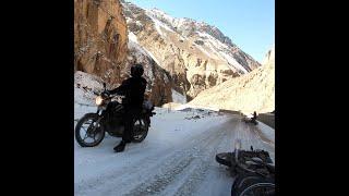 Karakoram Adventure Ride 2022 (01) - Fall on Karakoram Highway Ice