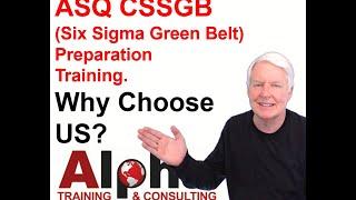 ASQ CSSGB Preparation Training, Why Choose Alpha? (ASQ CSSGB online training)