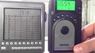 Degen DE 1106 VS 1103 VS 15 on Radio Kuwait 15540 Khz