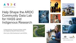 Help Shape the ARDC Community Data Lab for HASS and Indigenous Research