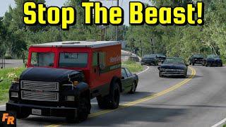 Stop The Beast - Armored Car Heist - BeamNG Drive