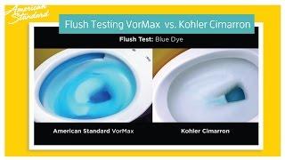 American Standard VorMax Toilet vs. Kohler Cimarron