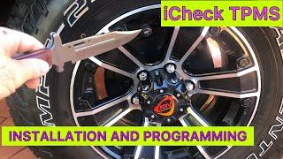 HOW TO PROGRAMME AND INSTALL AN ICHECK TPMS TO SUIT A CAR AND SINGLE AXLE CARAVAN