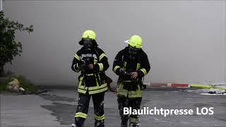 08 05 2019 Großeinsatz Storkower Recyclingfirma in Brand geraten