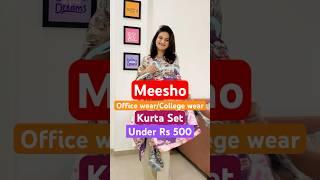 Meesho Kurti Set l latest kurta set haul #meesho #kurti #office #college #affordable #viral #kurta