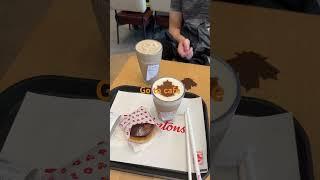 a big fan of timhortons #yeouido #따릉이 루틴 후 커피 한 잔 #routine #팀홀튼