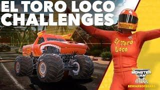 Monster Jam: Steel Titans | El Toro Loco Challenges | Open World [Gameplay]