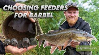 Choosing the right feeders for Barbel