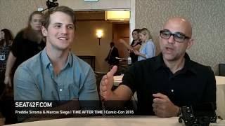 Freddie Stroma & Marcos Siega TIME AFTER TIME Interview Comic Con 2016