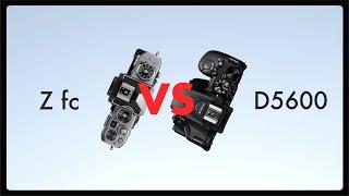 Nikon zfc vs Nikon D5600 // Top 30 specs and comparison