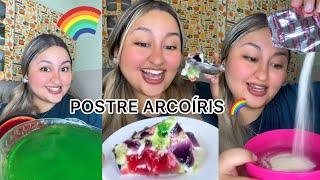 POSTRE DE GELATINA ARCOÍRIS  // CAROLATV