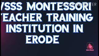 Vsss Montessori Teacher training