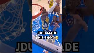 How did Jalen Williams make this shot!?
