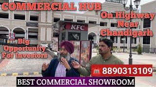 Commercial Showroom with Rental Income on chandigarh highway | Commercial Property In Mohali |