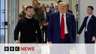 What is the rift between Donald Trump and Volodymyr Zelensky? | BBC News