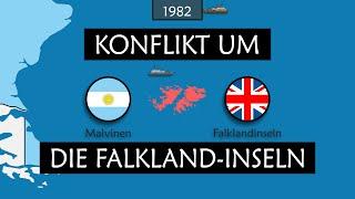 Der Konflikt um die Falklandinseln - Zusammenfassung auf einer Karte