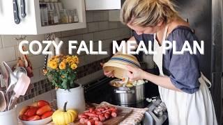 A Cozy Fall Meal Plan for our Family of 4