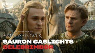 Sauron Gaslights Celebrimbor for 11 Minutes Straight | The Rings of Power | Prime Video