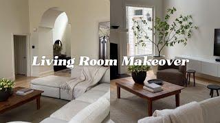 Organic Modern Living Room Makeover