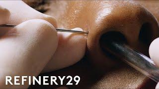 How To Get A Nose Piercing With Brian Keith Thompson Of Body Electric | Macro Beauty | Refinery29