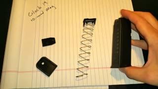 What's inside of a Glock 19 ten round magazine?