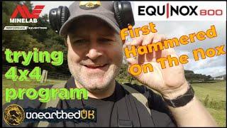 54. Hammered coin saves the day!! Metal Detecting UK. Minelab Equinox 800. History Hunting.