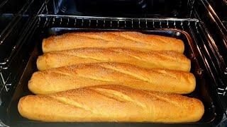 طرز تهیه نان باگت خانگی ، خوشمزه و آسان | How To Bake Baguette Bread