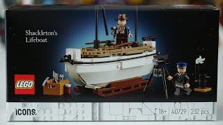 LEGO Icons 40729 Shackleton's Lifeboat - LEGO Speed Build Review