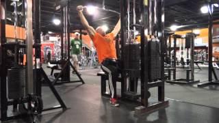 Kurt Weidner Pronated Lat Pull Down 280 lbs x 12 reps