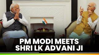 PM Modi meets BJP veteran Shri LK Advani Ji on his birthday