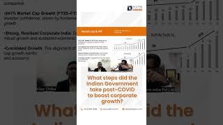 What steps did the Indian government take post COVID to boost corporate growth? | AIF & PMS Experts