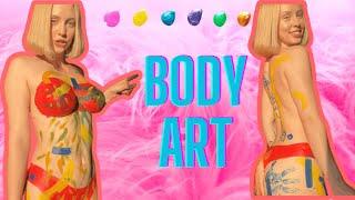 Cleaning Haul [4K USA Housewife]Body art suit How to clean a Kitchen without cloth?