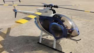 RC Hughes MD530-F ( T-Rex 600 ) Custom Rotorhead / Scale Details