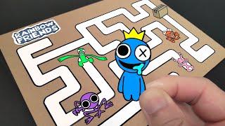 Rainbow Friends Chapter 2 Walkthrough Maze DIY & Gameplay  Easy paper craft ideas