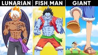 What if Luffy Was Born A Different Race? (Giant, Lunarian, Fishman)