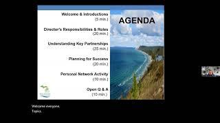 MACD New Director Training Webinar - 5/6/21