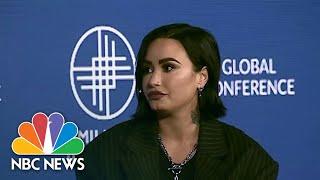 Demi Lovato opens up about her struggles with mental health