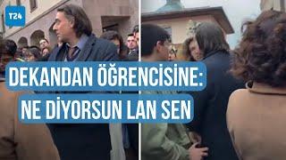 Koç Üniversitesi Öğrenci Dekanı, öğrencisinin üzerine yürüdü