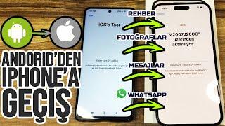 Androidden iPhone’a Geçiş | Tüm Verileri iPhone’a Aktarma | Whatsapp | Fotoğraflar | Mesajlar